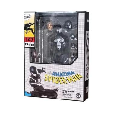 Imagem de Figura De Ação Venom Symbiotic Black Suit Spider-Man MAFEX 147 S.H.Fig