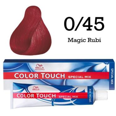 Imagem de Tonalizante Color Touch 0.45 Magic Rubi  Wella Professionals