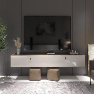 Imagem de Rack Suspenso Tulum para Tv até 70 Polegadas 2 Portas 180cm Via Nossa,