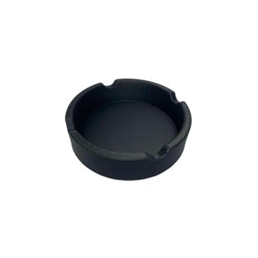 Imagem de Cinzeiro-Cinzeiro Decorativo Minimalista Preto Fosco para Mesa e Sala-8 cm(2)