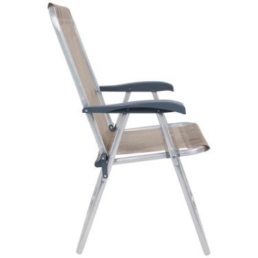 Imagem de Cadeira De Praia Relax Comfort Alta Alumínio Bege Bel