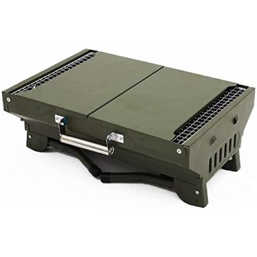 Imagem de Churrasqueiras a carvão, churrasqueiras ao ar livre, dobrável, acampamento, churrasqueira portátil, carvão, churrasqueira