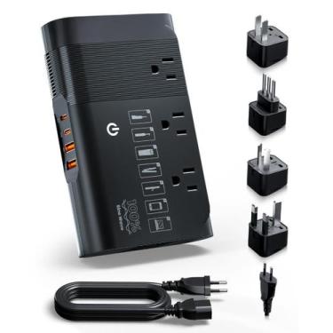 Imagem de Conversor de tensão de onda senoidal pura DOACE 500W 220V a 110V