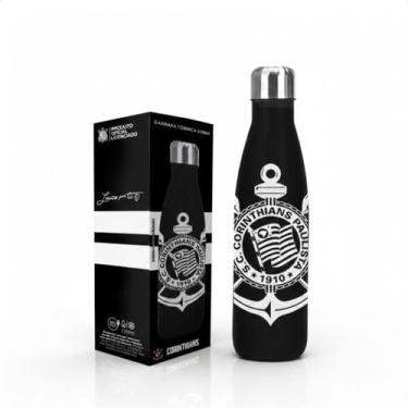 Imagem de Garrafa Inox Térmica Corinthians 500ml Licenciada - Allmix