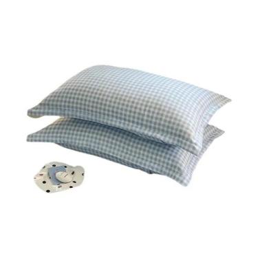 Imagem de Capa De Almofada Retangular Estampada Macia 48x74cm, 1 Ou 2 Peças, Par