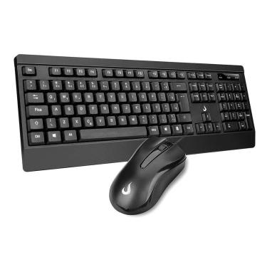 Imagem de Teclado e Mouse Rise Mode Office OF 02, USB, ABNT2, Preto - RM-TM-02-FB-Unissex