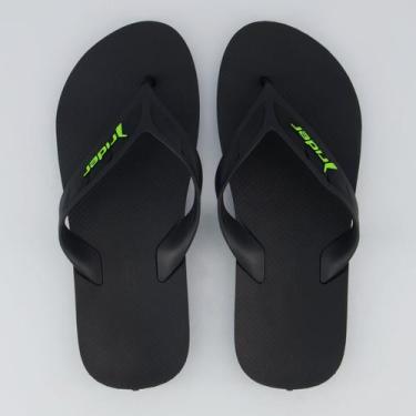 Imagem de Chinelo Rider Street Preto e Verde, 41-42