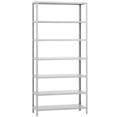 Imagem de Estante Aço 6 Prateleiras 176X92x30 Cinza Duplaflex Amapa