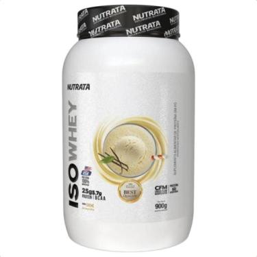 Imagem de ISO Whey Protein 25g de Proteina 900g Nutrata, Baunilha
