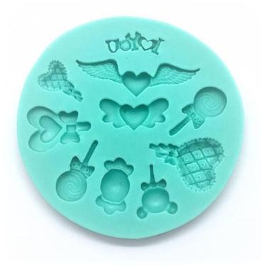 Imagem de Molde De Silicone - Coração / Doces