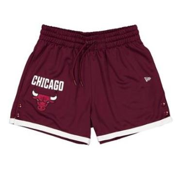 Imagem de Shorts New Era  Chicago Bulls NBA Vinho-Unissex