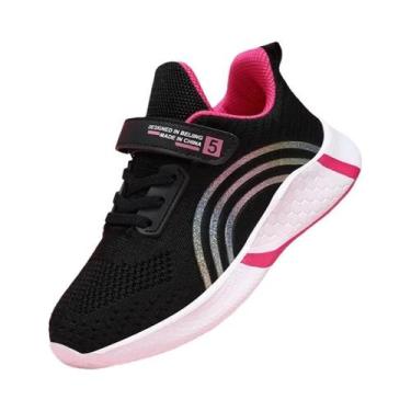 Imagem de Tênis Casuais Respiráveis Para Meninas, Calçados Esportivos Da Moda Pa