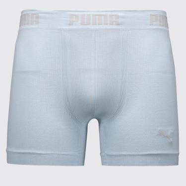 Imagem de Cueca Boxer Puma Sem Costura Azul, M