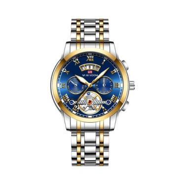 Imagem de Relógio Esportivo Casual Masculino De Quartzo Em Aço Inoxidável 41mm S