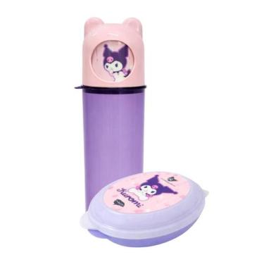 Imagem de Kit Porta Escova Dental Case Estojo Ludico + Saboneteira Infantil Esco