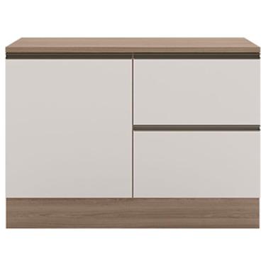 Imagem de Balcão de Cozinha 120cm Etna Carvalho oak Off White – Poliman