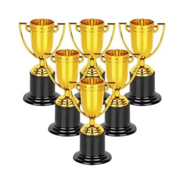 Imagem de Troféus Dourados Miniatura: Pacote Com 4-7 Polegadas De Altura, Estatu