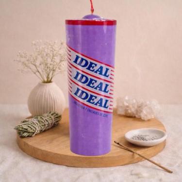 Imagem de Vela 7 Dias Lilás Ideal  Espiritualidade, Intuição e Transmutação de E