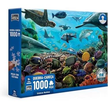 Imagem de Quebra-Cabeça - 1000 Peças - Criaturas Marinhas - 2721 - Toyster
