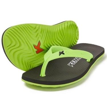 Imagem de Chinelo Sandália Kenner New Summer Cores Preto Verde-Masculino