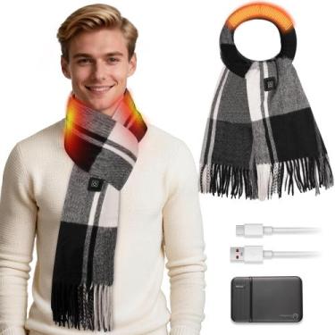 Imagem de Cachecol Aquecido KLADNDER com Bateria de 5000mAh, 180x30cm