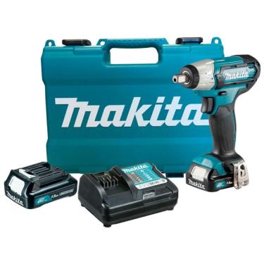 Imagem de Chave Impacto 1-2 12v C- 2 Baterias Carregador Maleta Makita