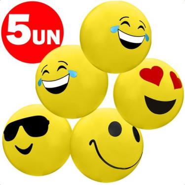 Imagem de 5 Bolas Infláveis Grandes de Vinil para Praia Piscina Festa e Revenda 