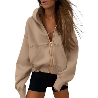 Imagem de Moletom com Zíper PRETTYGARDEN Forrado com Fleece XL