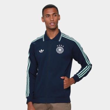 Imagem de Jaqueta Seleção Alemanha Away 2026 Hino Adidas Originals Masculina, Az
