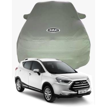 Imagem de Capa de Carro Jac T5 Tecido  Lycra Premium - Cadilhe Capas, Cinza Chum