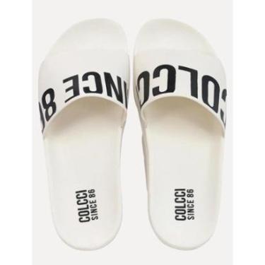 Imagem de Chinelo Colcci Masculino Slide Bianca Branco-Masculino