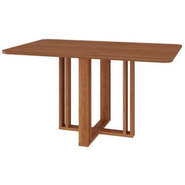 Imagem de Mesa de Jantar 4 Lugares Tampo MDF 130X80 cm 21284 MOLCI