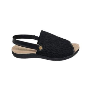 Imagem de Sandália Feminina Tecido Joanete Calce Fácil Ultra Conforto Modare 7125232-Feminino