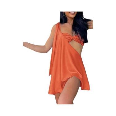 Imagem de Vestido Sexy Sem Mangas Com Renda E Bordado, Saia Irregular Para Festa