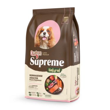 Imagem de Ração Quatree Supreme Cães Dermasense Adulto Raças Peq.10,1Kg