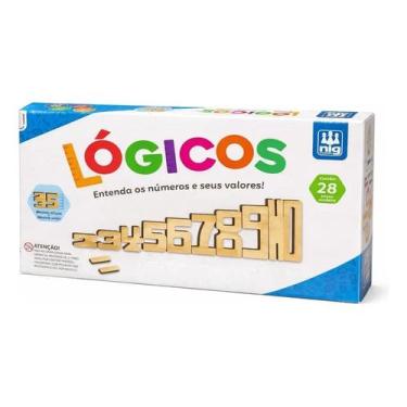 Imagem de Brinquedo de encaixe logicos infantil numeros e valores - Nig Brinqued