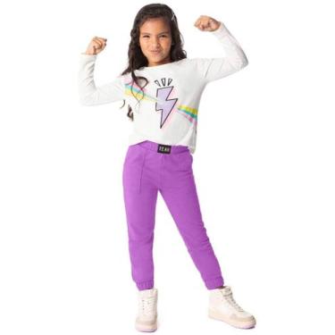 Imagem de Calça Moletom Infantil Jogger Yeah Malwee Kids