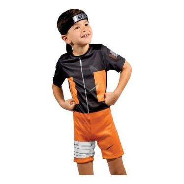 Imagem de Fantasia Naruto Uzumaki Infantil Cosplay Bandana Anime  - Baby Brink, 