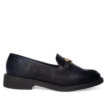 Imagem de Mocassim Feminino Vizzano Napa Preto, Preto, 35