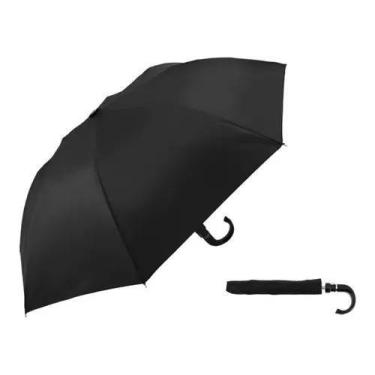 Imagem de Guarda Chuva Grande Sombrinha Portátil Automatico 70 Cm - Brizi