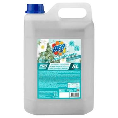 Imagem de Desinfetante Deoline Chá Branco 5 Litros  Limpeza Profissional com Per