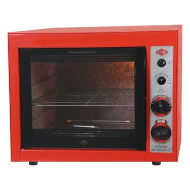 Imagem de Forno Elétrico Crystal Red Advanced Com Timer 127V Layr, Vermelho, 110