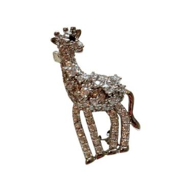 Imagem de Broche Girafa Pequeno com Micro Zircônias - - Pistache Acessórios, Pra