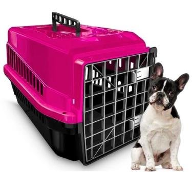 Imagem de Caixa Para Transporte Pet Nº3 Mecpet Gato Cachorro Pequeno Porta Metál