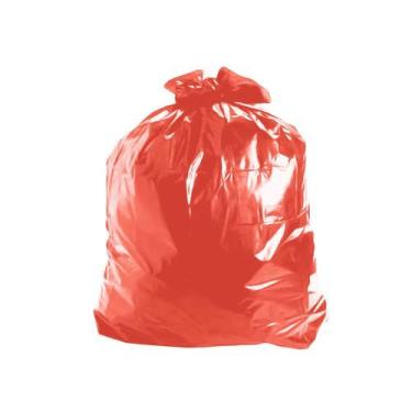 Imagem de Saco De Lixo Vermelho 60l Pacote Com 100 - Florilix