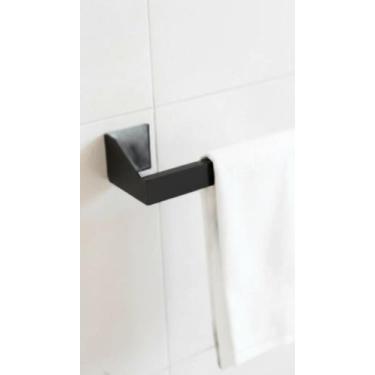 Imagem de Porta Toalha Adesivo Autocolante Preto - Congratulations Store