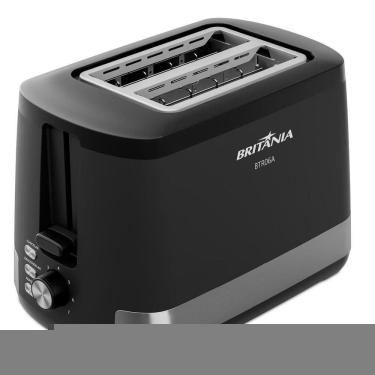 Imagem de Torradeira BTR06A 7 Níveis Funções Reaquecer e Descongelar Preto Britânia 110V