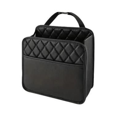 Imagem de Bolsa De Armazenamento Universal De Couro Para Assento De Carro, Saco 