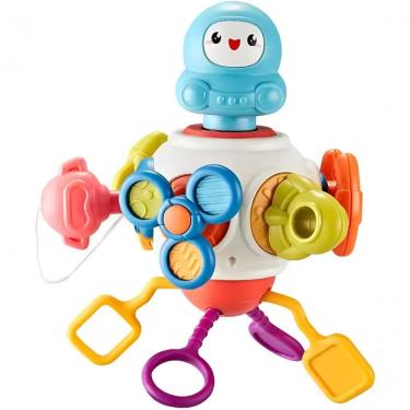 Imagem de Brinquedo Sensorial Cubo de Atividades Educativo 8 em 1 com Estimulação Visual e Tátil Portátil para Aprender Brincando