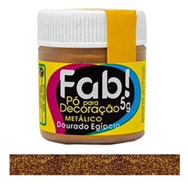 Imagem de Corante Tinta Pó Comestível P/Bolo Dourado Egípcio